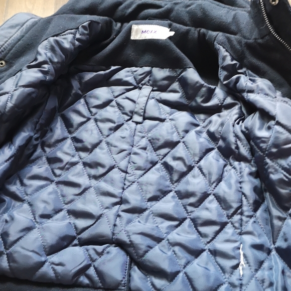Mexx navy blue coat size 12-18 M - Picture 7 of 12